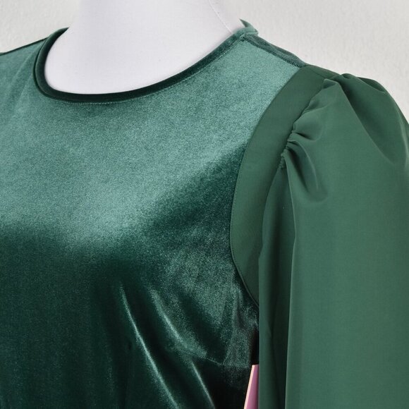 LDT Hannah Velvet Tie Front Bow Dress NEW - 6 - Picture 4 of 11